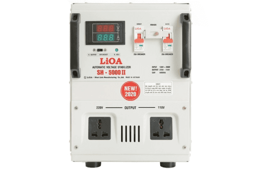 Ổn áp LiOA 5KVA SH-5000II (130V-250V) 1 Pha