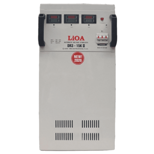 Ổn áp LiOA DR3-15KII 3 Pha (160v-430v) - Đồng hồ điện tử