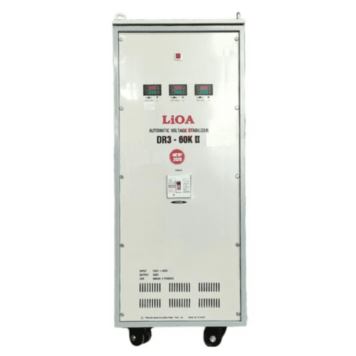 Ổn áp LiOA DR3-60KII 3 Pha (160v-430v) - Đồng hồ điện tử