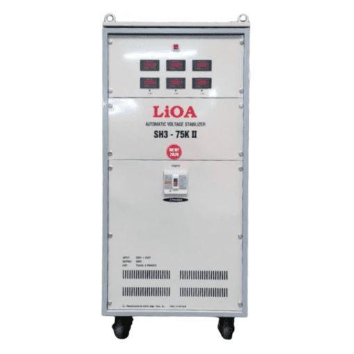 Ổn áp LiOA SH3-75KII 3 Pha (260v-430v) - Đồng hồ điện tử